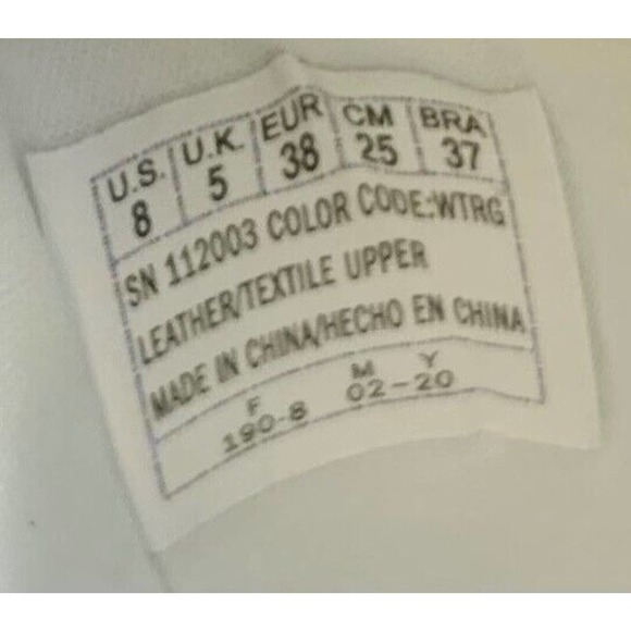 Concept 3 by Skechers Women's Eyez on Her White Rose Gold LaceUp Size 8 Sneakers - Picture 9 of 11